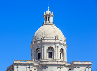 Church roof. Lisbon, Portugal.