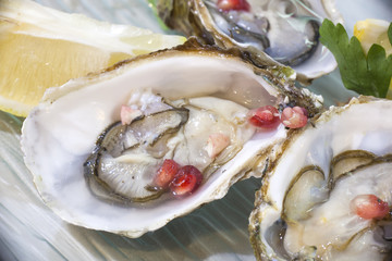 seafood, sea, shellfish, eating, healthy, prepared, oysters,