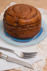 Famous Portuguese folar cake