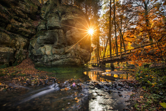 Automne enchant&eacute; sur la petite suisse luxembourgeoise