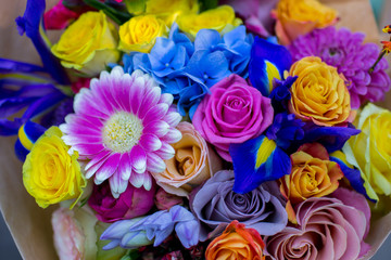 Fototapeta na wymiar Wedding flowers bouquet.