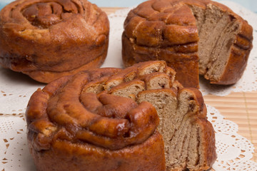 Famous Portuguese folar cake