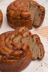 Famous Portuguese folar cake