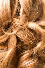 background of beautiful woman's hair