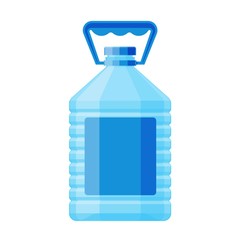 Water bottle vector illustration.