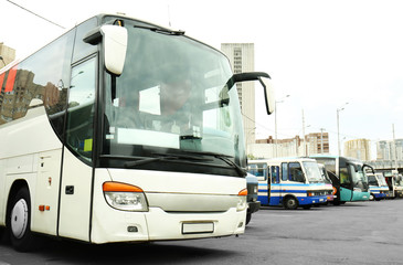 New tourist bus at station