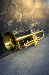 Old Trumpet Marble Wall