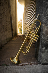Fototapeta na wymiar Old Trumpet Alley