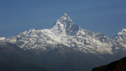 Machapuchare Mountain, Himalayas, Nepal