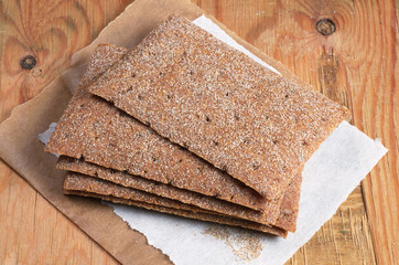 Crispy rye bread