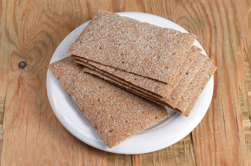 Crispy rye bread
