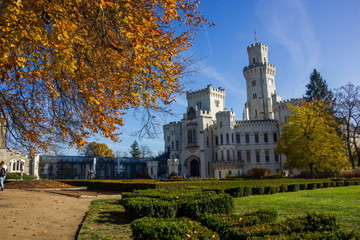 Fototapeta premium Hluboka nad Vltavou, Czech Republic.
