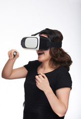 women playing in virtual reality