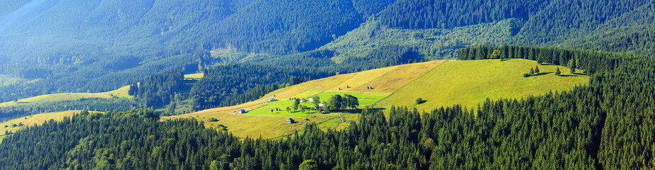 Summer mountain view (Carpathian, Ukraine).