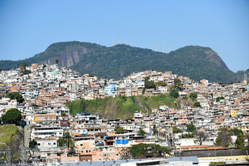 Fototapeta na wymiar Slum Rio de Janeiro