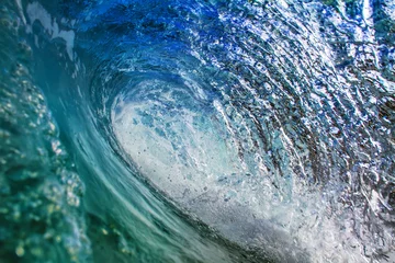 Crédence de cuisine en verre imprimé Eau Beautiful Ocean Background Huge Shorebreak Wave for Surfing Big