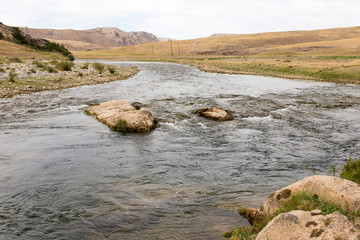 Boralday river in Kazakhstan