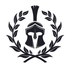 icon a Spartan helmet