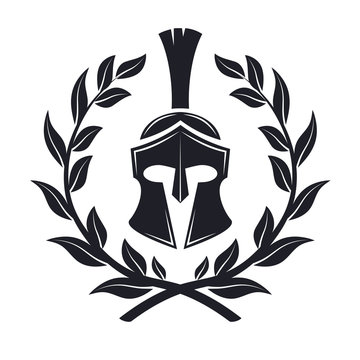 icon a Spartan helmet