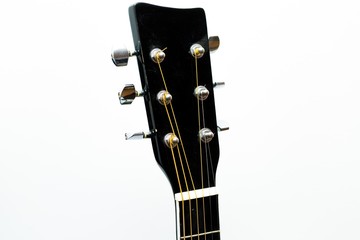 Acoustic guitar detail - 126178559