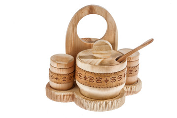 Russian National Wooden Tableware