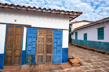 Old Rustic Doors and Colonial Architecture