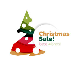 Christmas and New Year promotion banner design