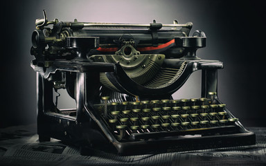 Old typewriter