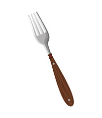 fork cutlery isolated icon vector illustration design