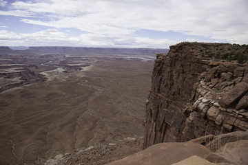 Desert view with sky