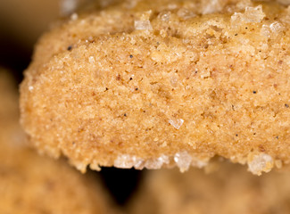 cookies as background. macro