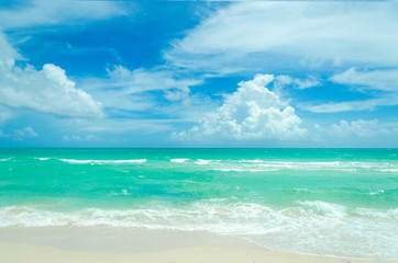 Miami tropical beach and ocean - 126190510