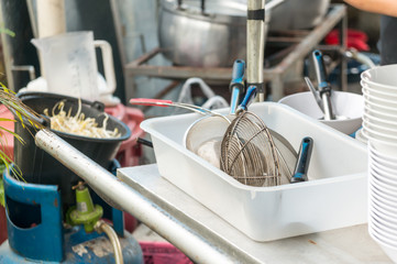 Colander equipment  for  Noodle Shop