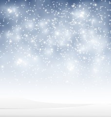 purple background with snowflakes