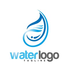 water vector logo