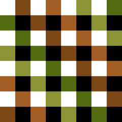 Green Brown Chess Board Diamond Background Vector Illustration