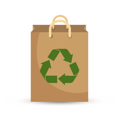 arrows recycle ecology icon vector illustration design