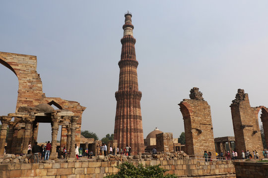 Qutub Minar Complex, the UNESCO World Heritage Site, Delhi