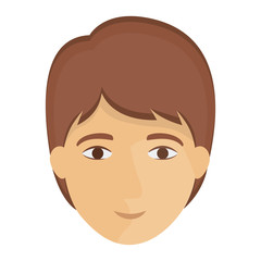 Man cartoon icon. Male avatar person human and people theme. Isolated design. Vector illustration