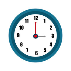 time clock isolated icon vector illustration design