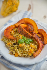 Kürbisrisotto 