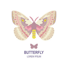 Vector butterfly logo template, vector butterfly icon