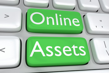 Online Assets concept
