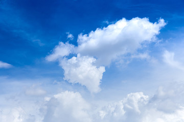 beautiful blue sky with cloud