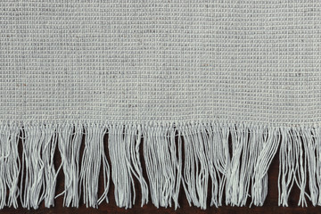 Fabric with fringe - 126209758