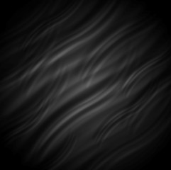 Abstract black wavy pattern design