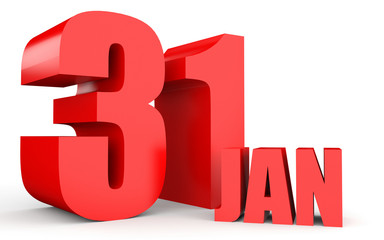 January 31. Text on white background.