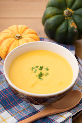カボチャのスープ