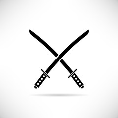 cross swords, cross rapier