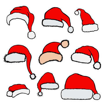 Christmas Santa Claus hats